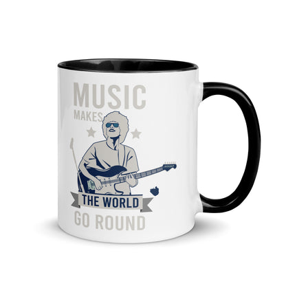 Music Makes The World Go Round Color Mug