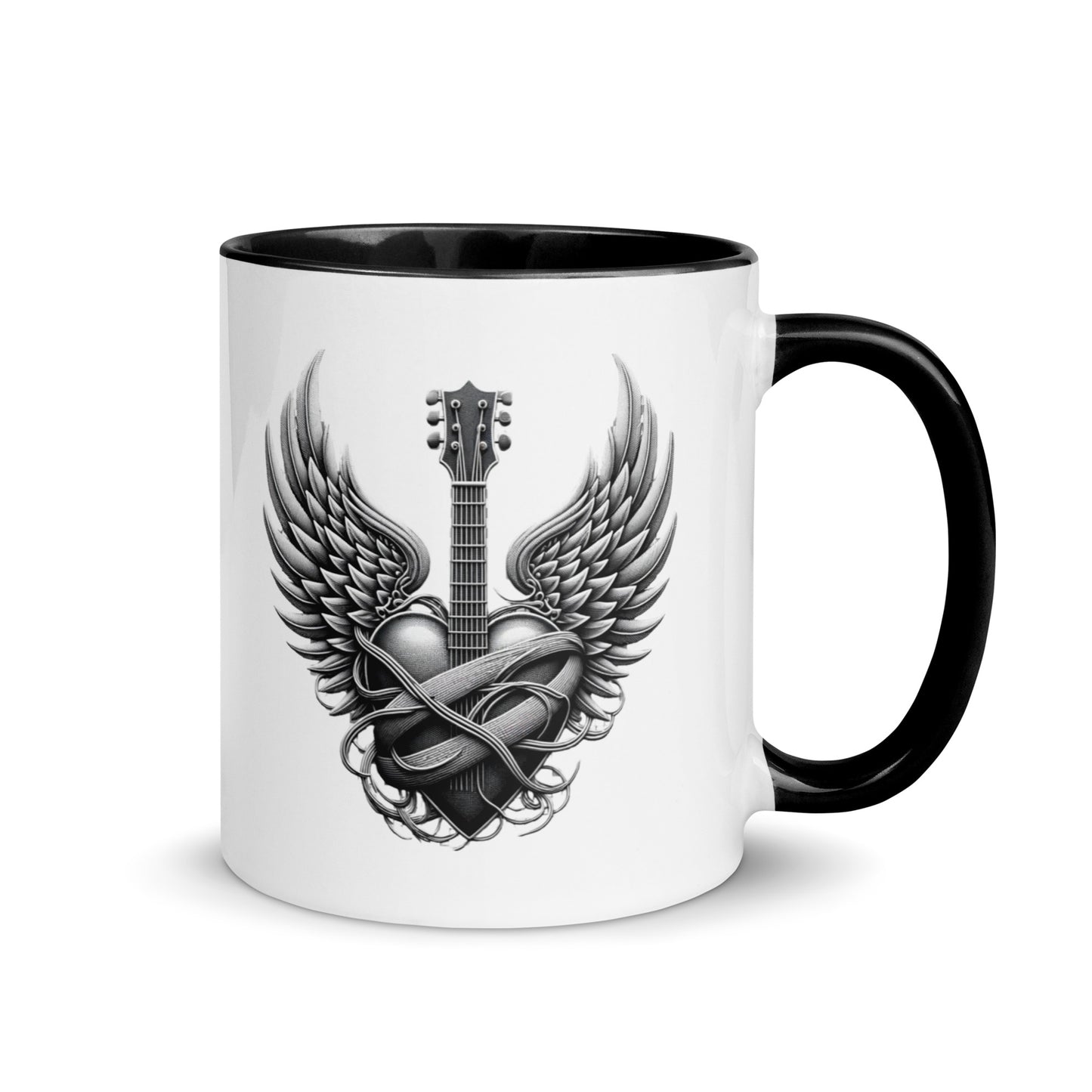 Guitar Angel Wings Color Mug