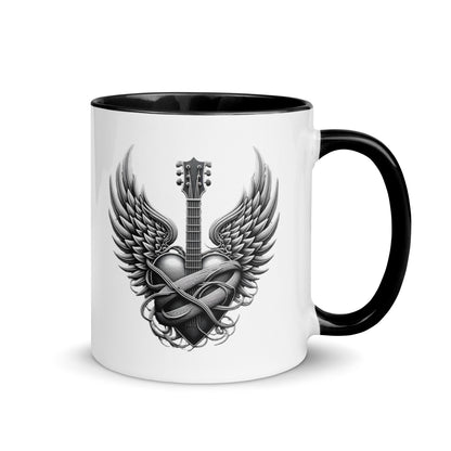 Guitar Angel Wings Color Mug