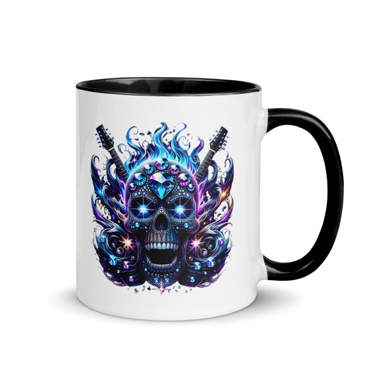 Diamond Skull Bling Color Mug