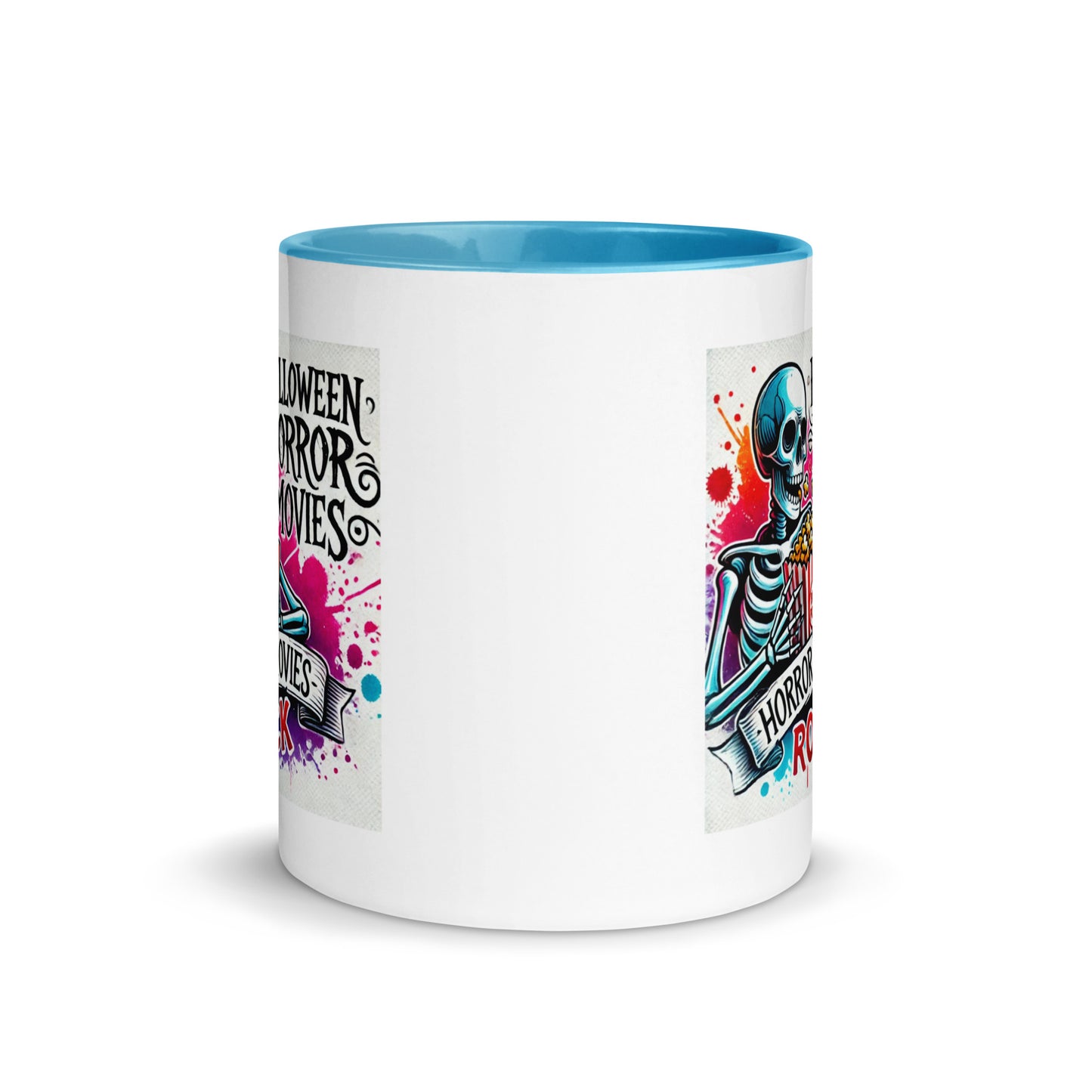 Halloween Movies Popcorn Color Mug