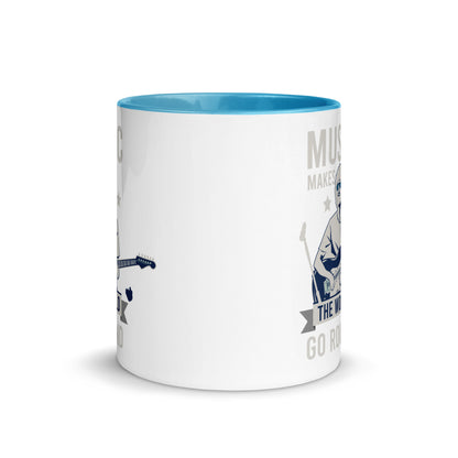 Music Makes The World Go Round Color Mug