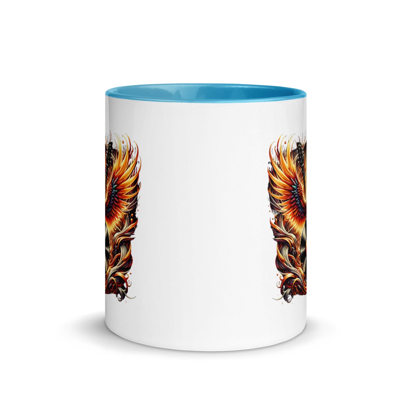 Guitar Eagle Flame Color Mug