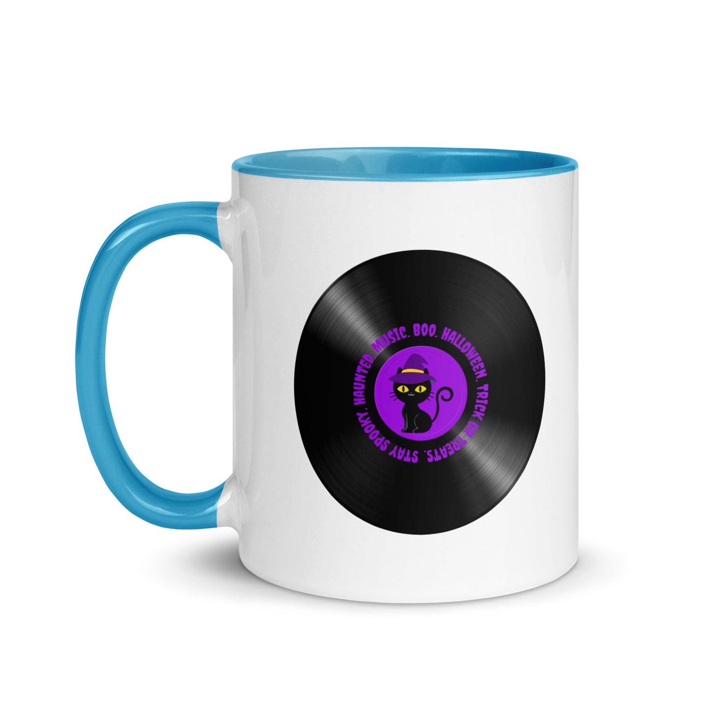 Cat Purple Vinyl Color Mug