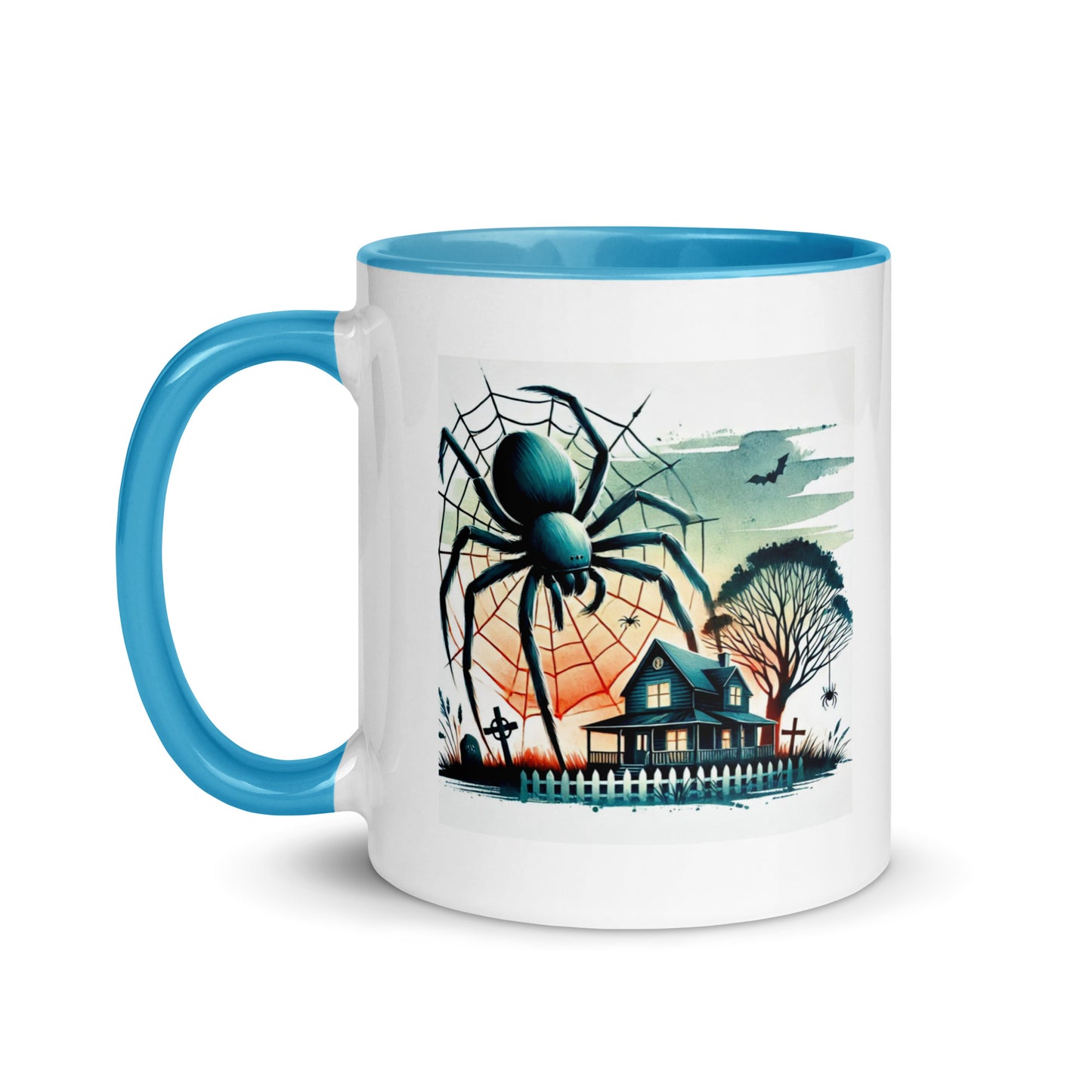 Halloween Giant Spider Color Mug