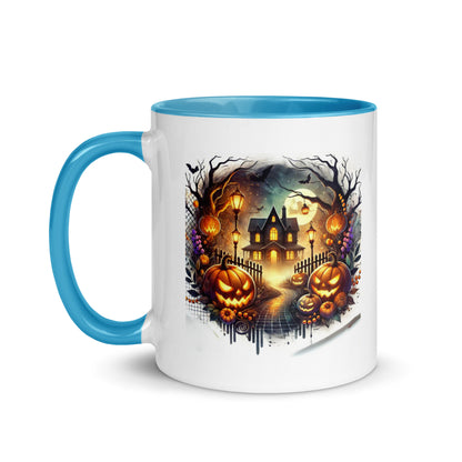 Halloween Scary House Color Mug