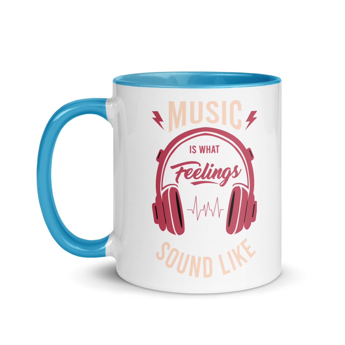 Music is What Feelings Sound Like Color Mug