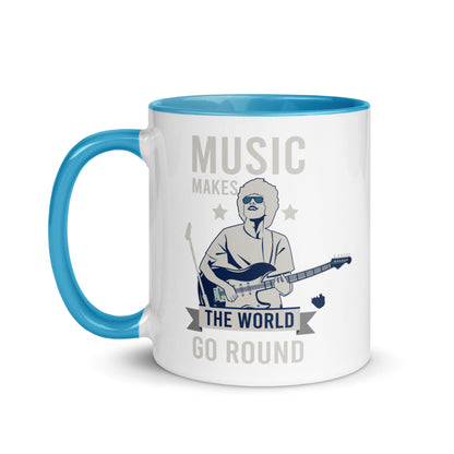 Music Makes The World Go Round Color Mug