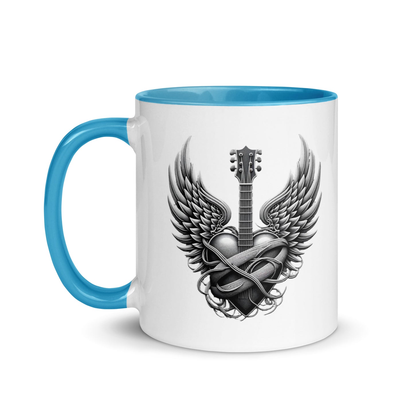 Guitar Angel Wings Color Mug