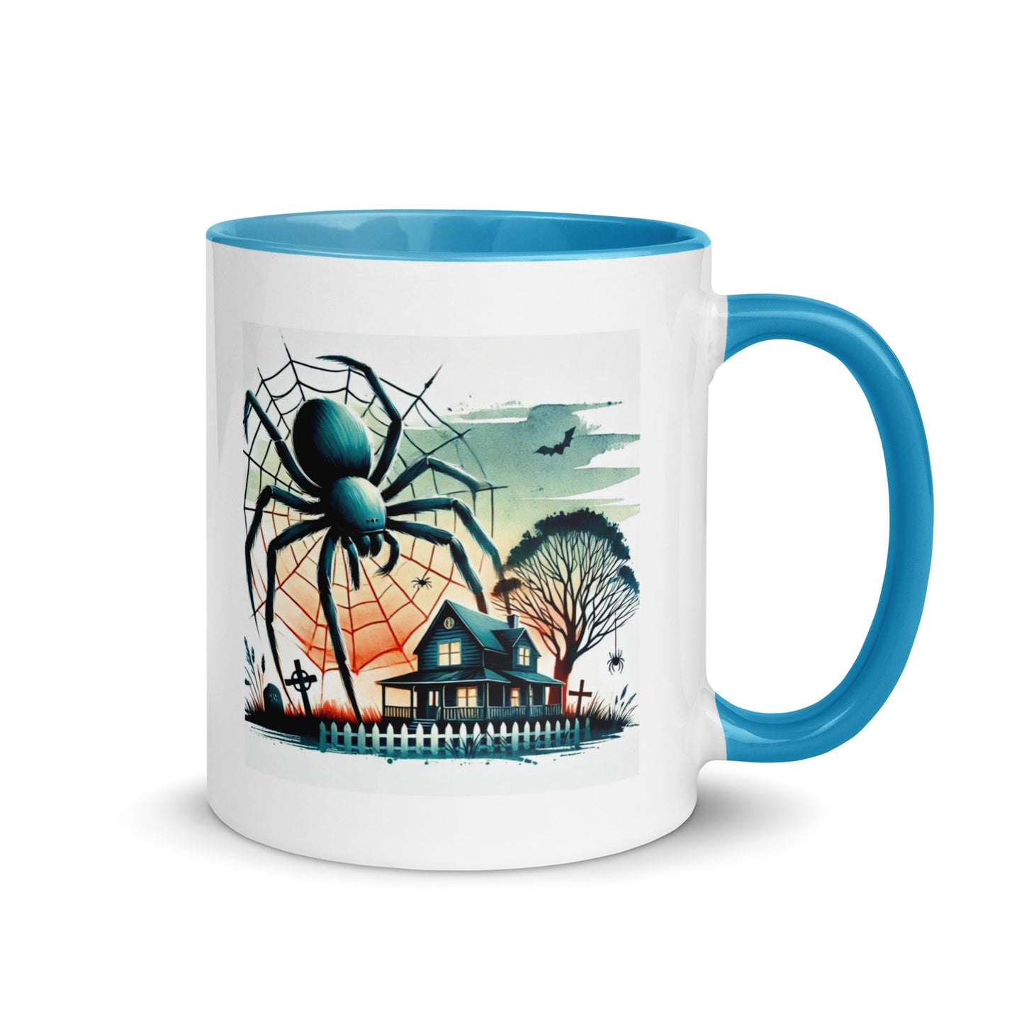 Halloween Giant Spider Color Mug