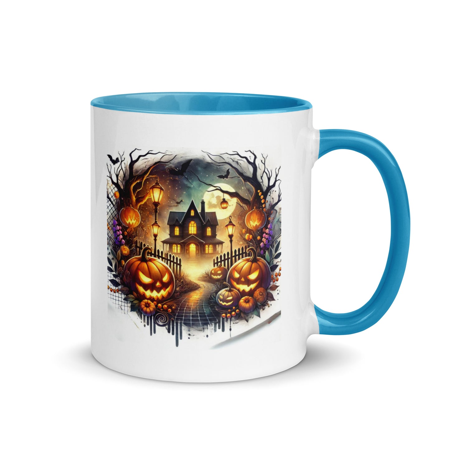 Halloween Scary House Color Mug