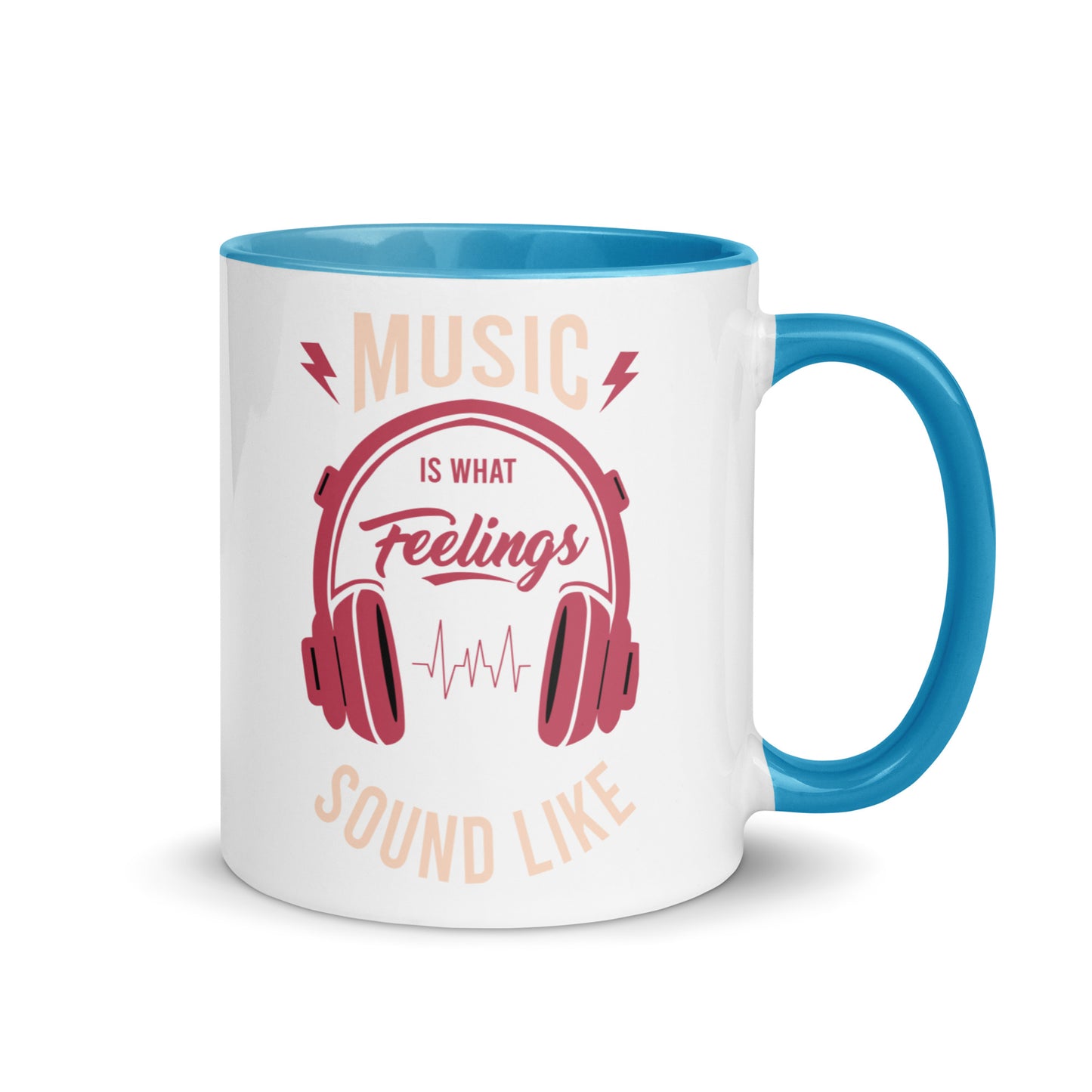 Music is What Feelings Sound Like Color Mug