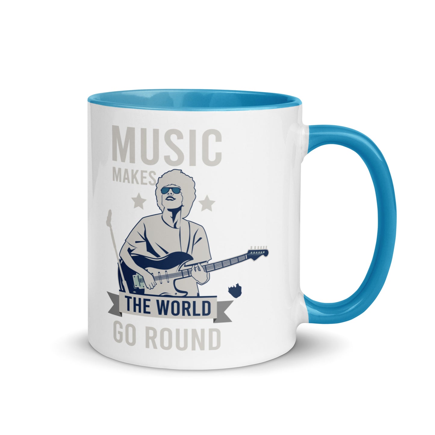 Music Makes The World Go Round Color Mug