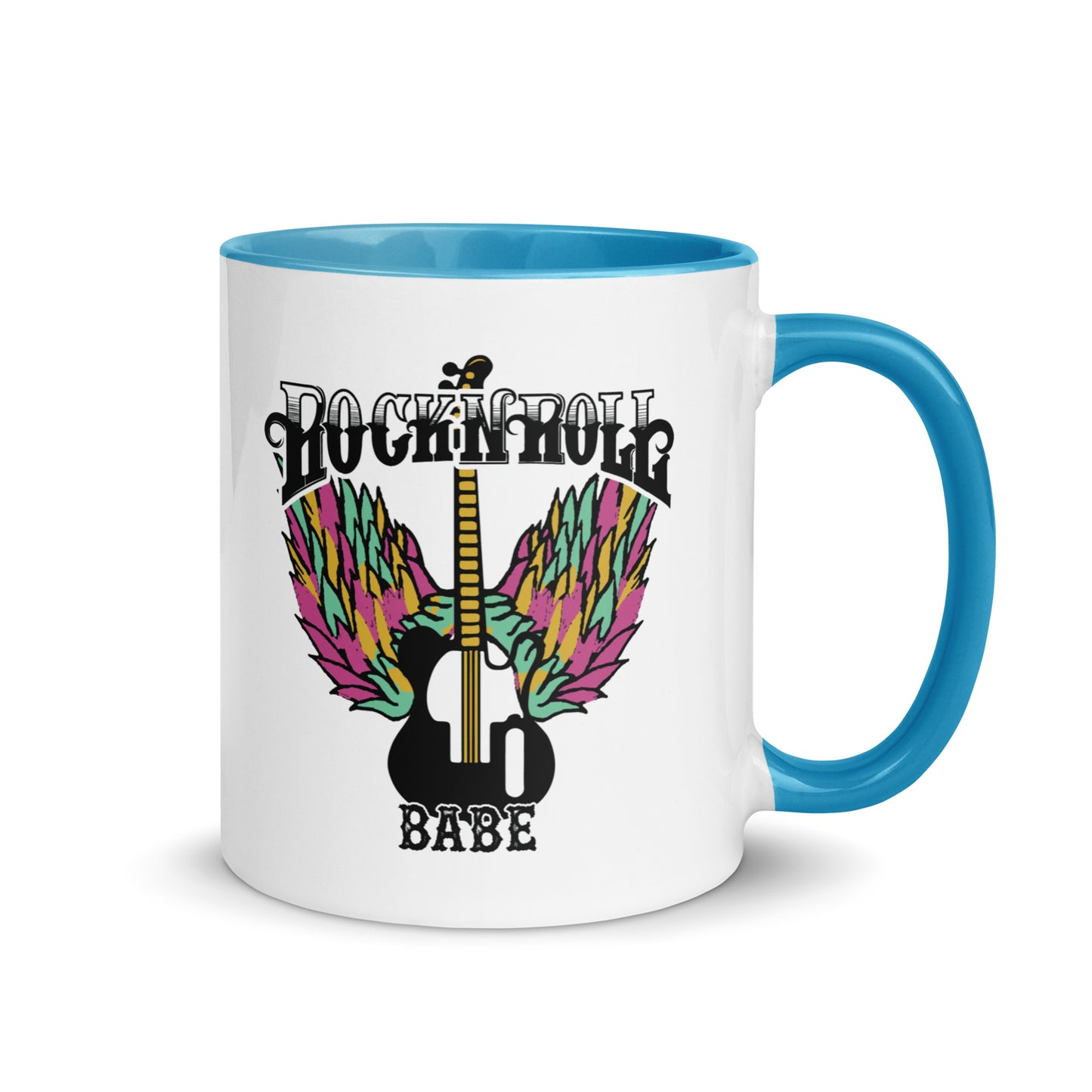 Rock and Roll Babe Wings Color Mug