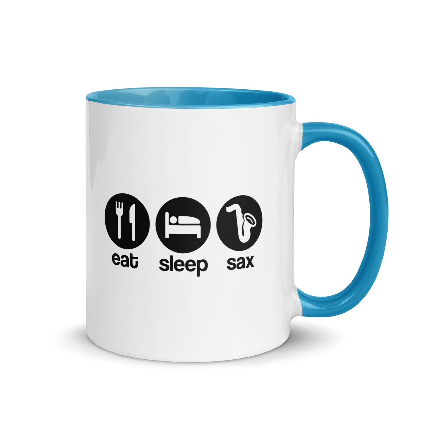 Eat, Sleep, Sax Color Mug