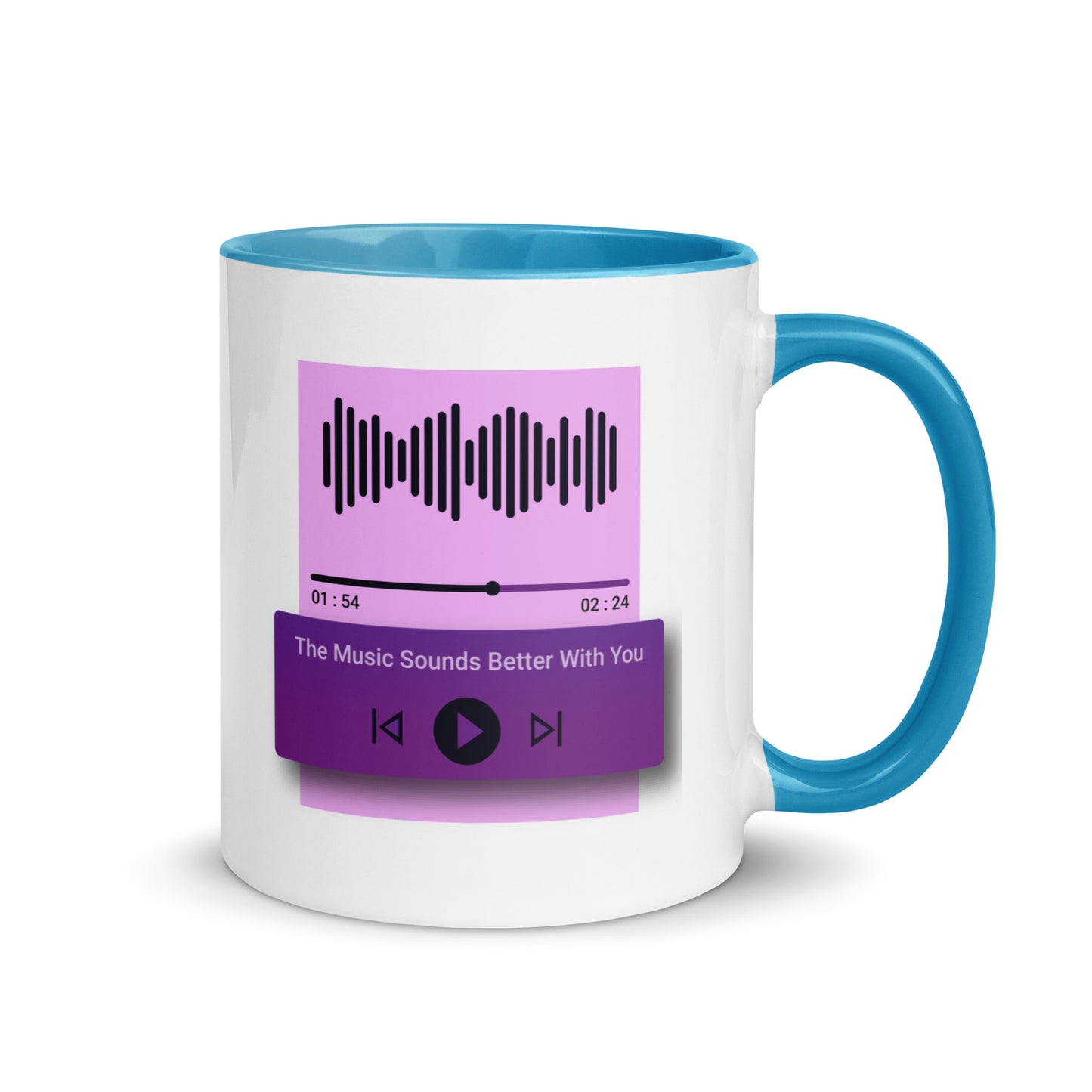 The Music Sounds Better With You Color Mug
