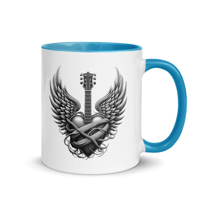 Guitar Angel Wings Color Mug