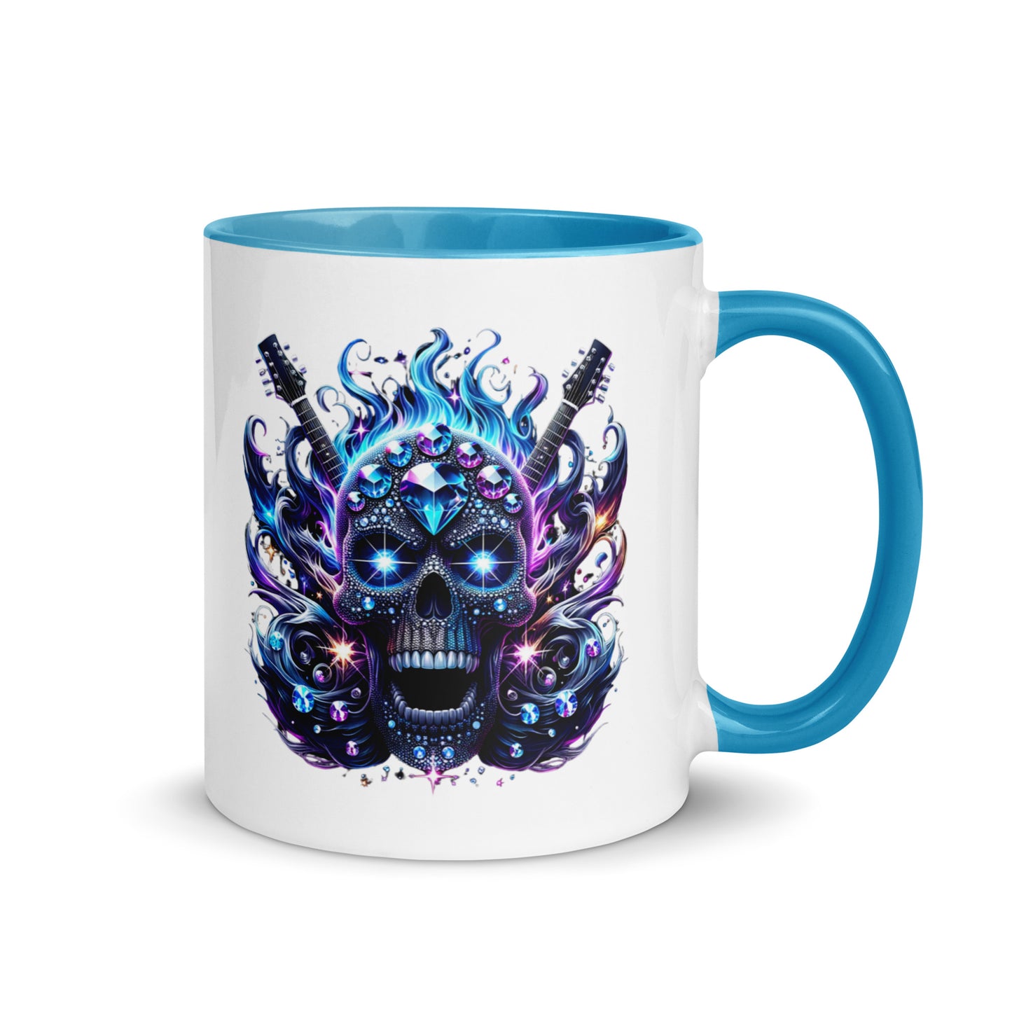Diamond Skull Bling Color Mug