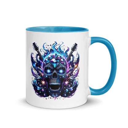 Diamond Skull Bling Color Mug