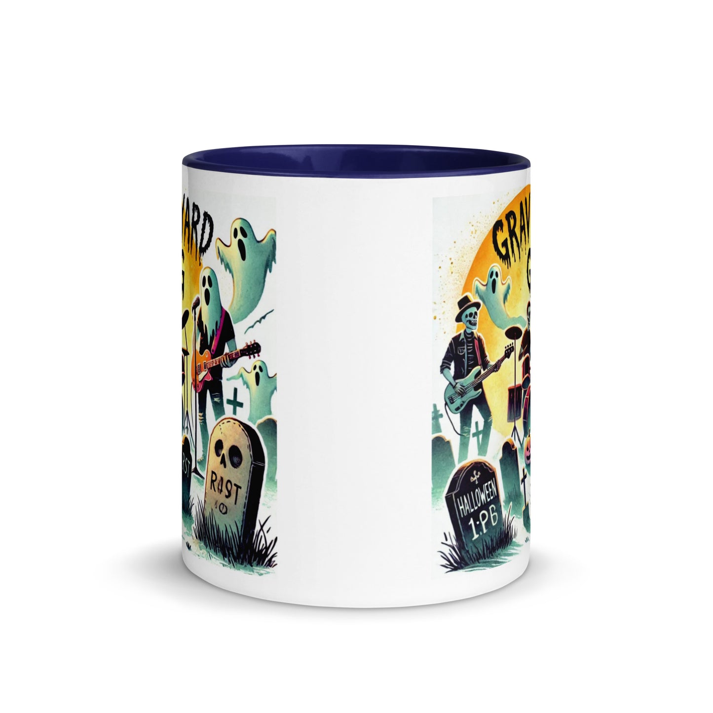 Ghosts and Tombstones Color Mug