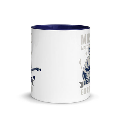 Music Makes The World Go Round Color Mug