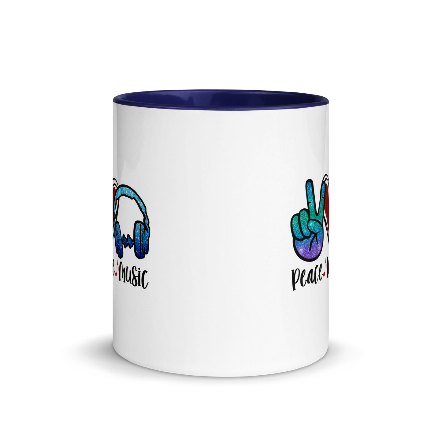Peace Love Music Color Mug