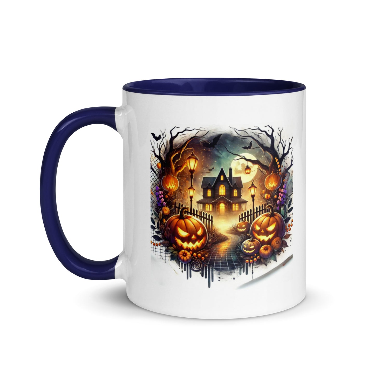 Halloween Scary House Color Mug