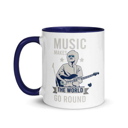 Music Makes The World Go Round Color Mug