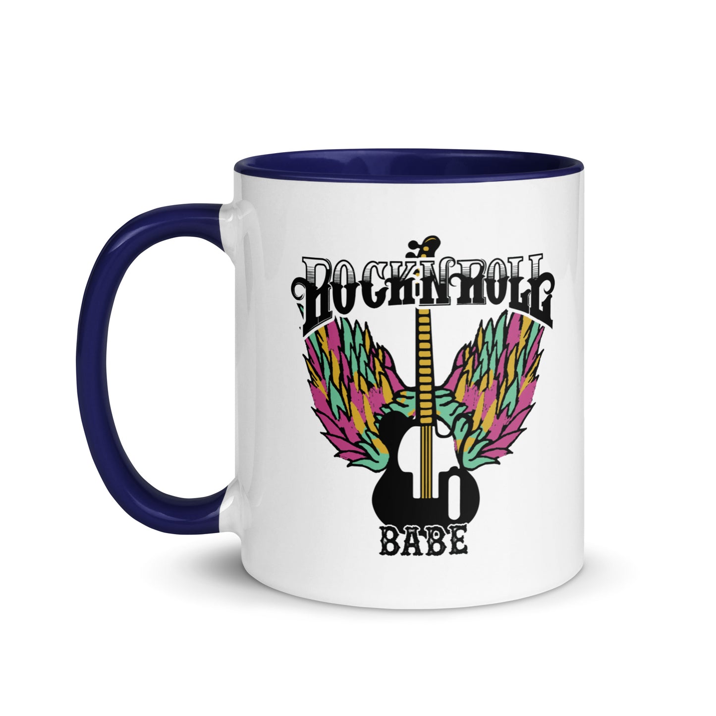 Rock and Roll Babe Wings Color Mug