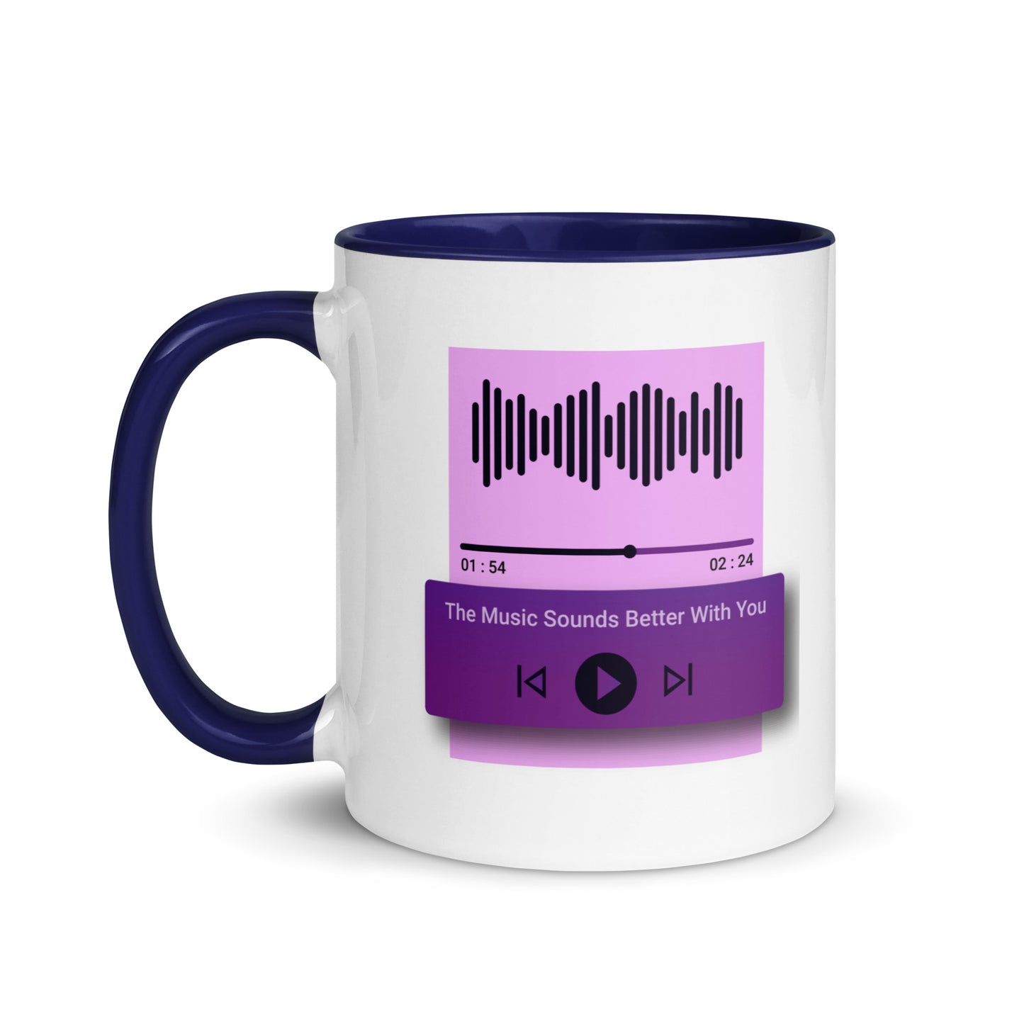 The Music Sounds Better With You Color Mug