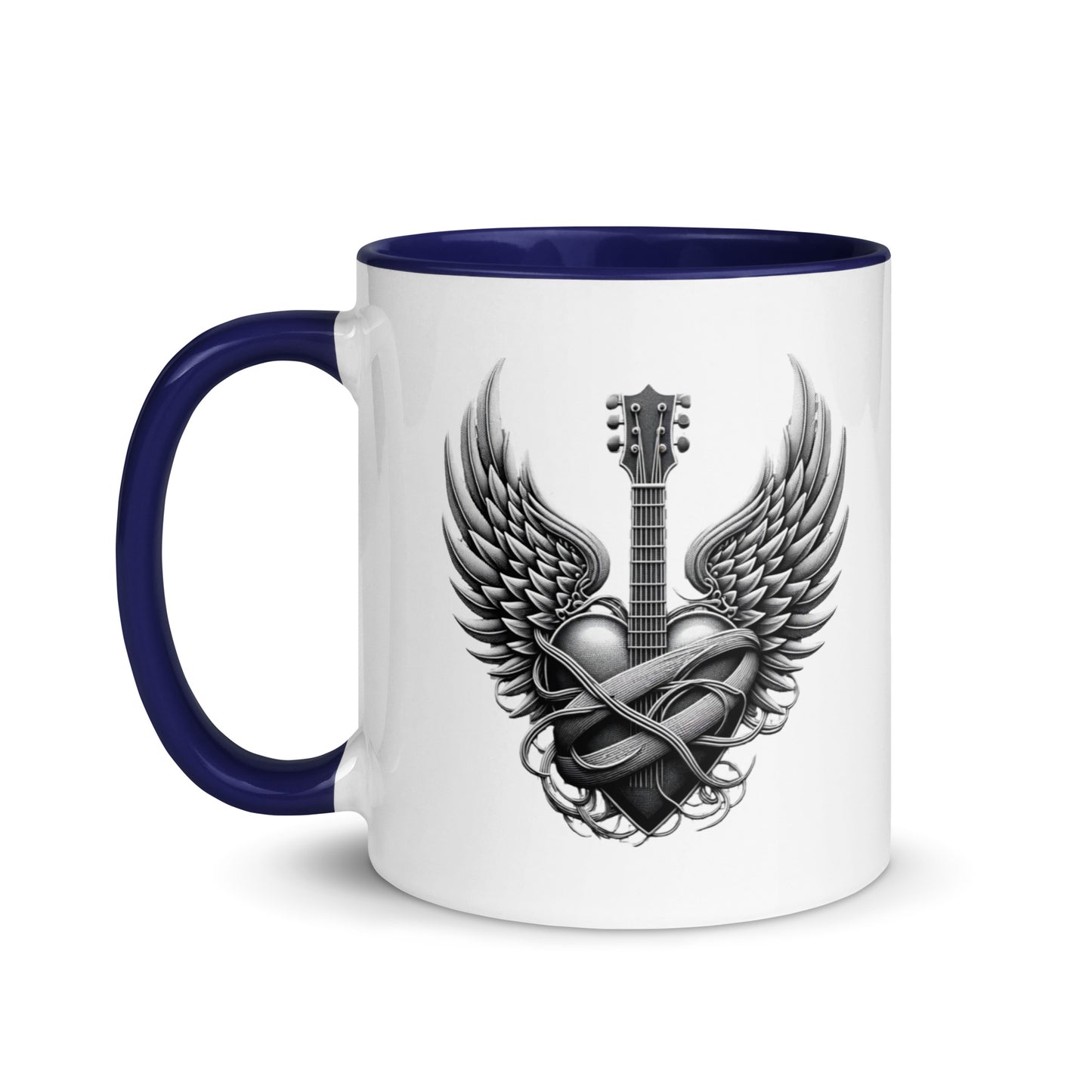 Guitar Angel Wings Color Mug