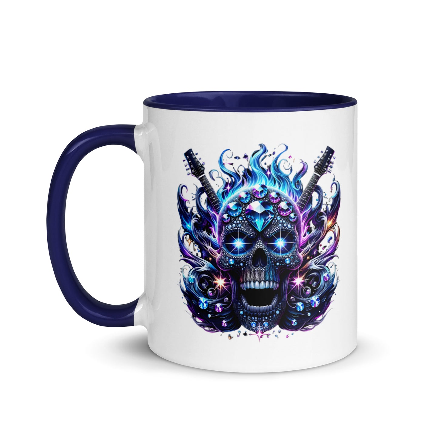Diamond Skull Bling Color Mug