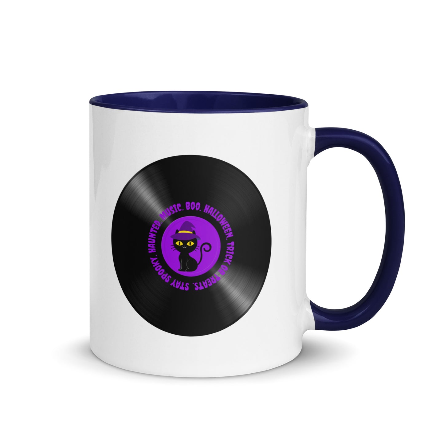 Cat Purple Vinyl Color Mug