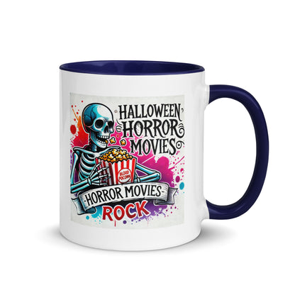Halloween Movies Popcorn Color Mug