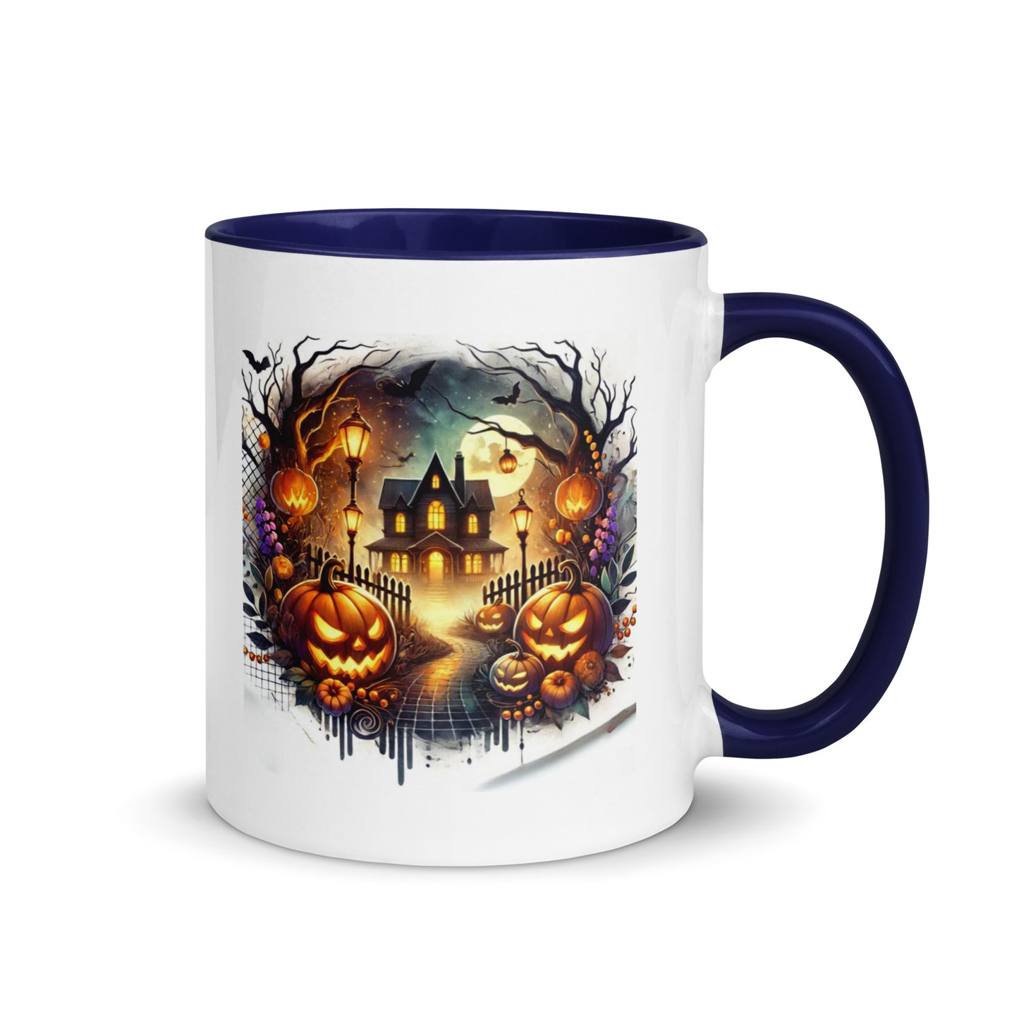 Halloween Scary House Color Mug