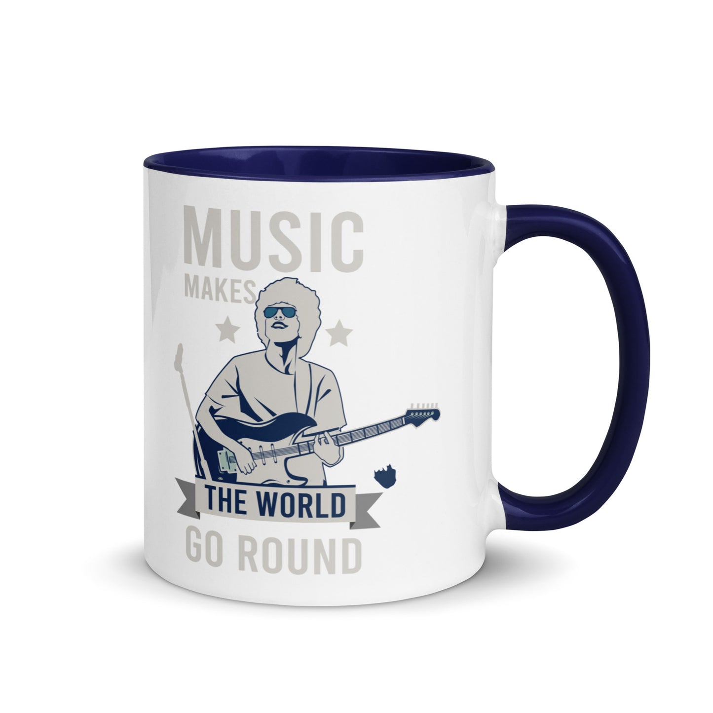 Music Makes The World Go Round Color Mug