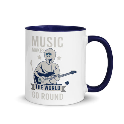 Music Makes The World Go Round Color Mug