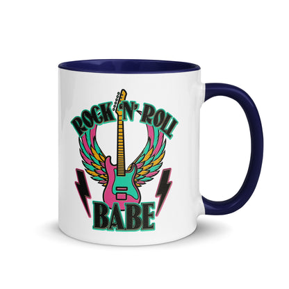Rock And Roll Babe Color Mug