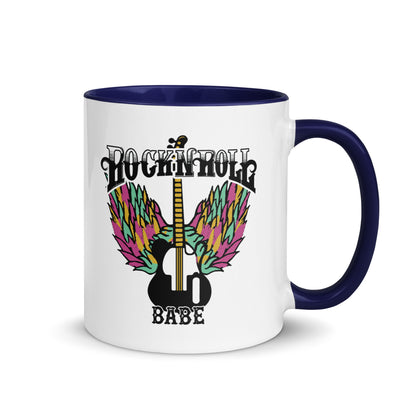 Rock and Roll Babe Wings Color Mug