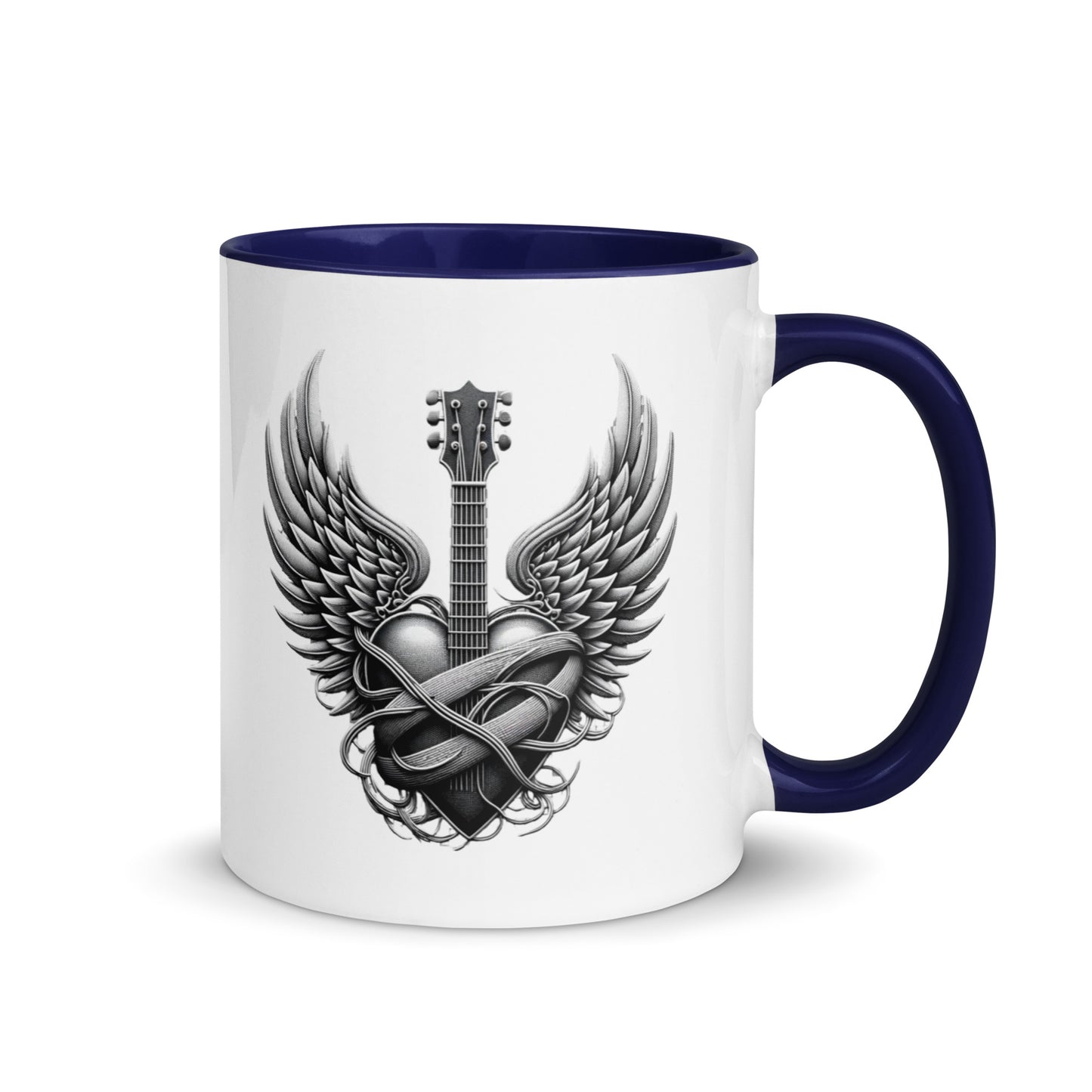 Guitar Angel Wings Color Mug