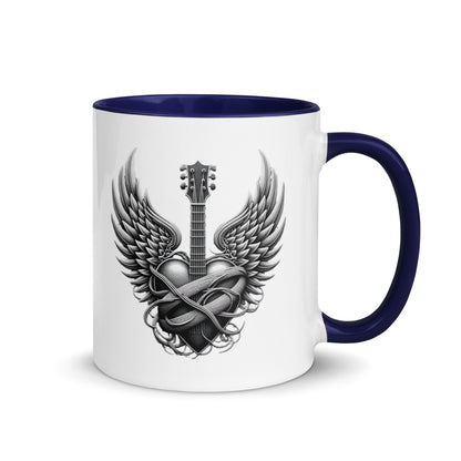 Guitar Angel Wings Color Mug