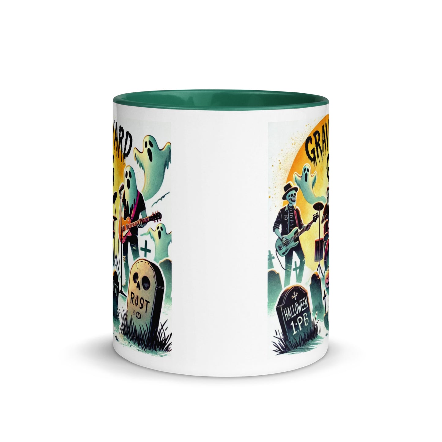 Ghosts and Tombstones Color Mug