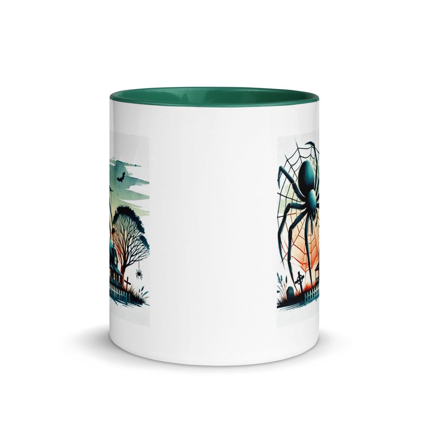 Halloween Giant Spider Color Mug