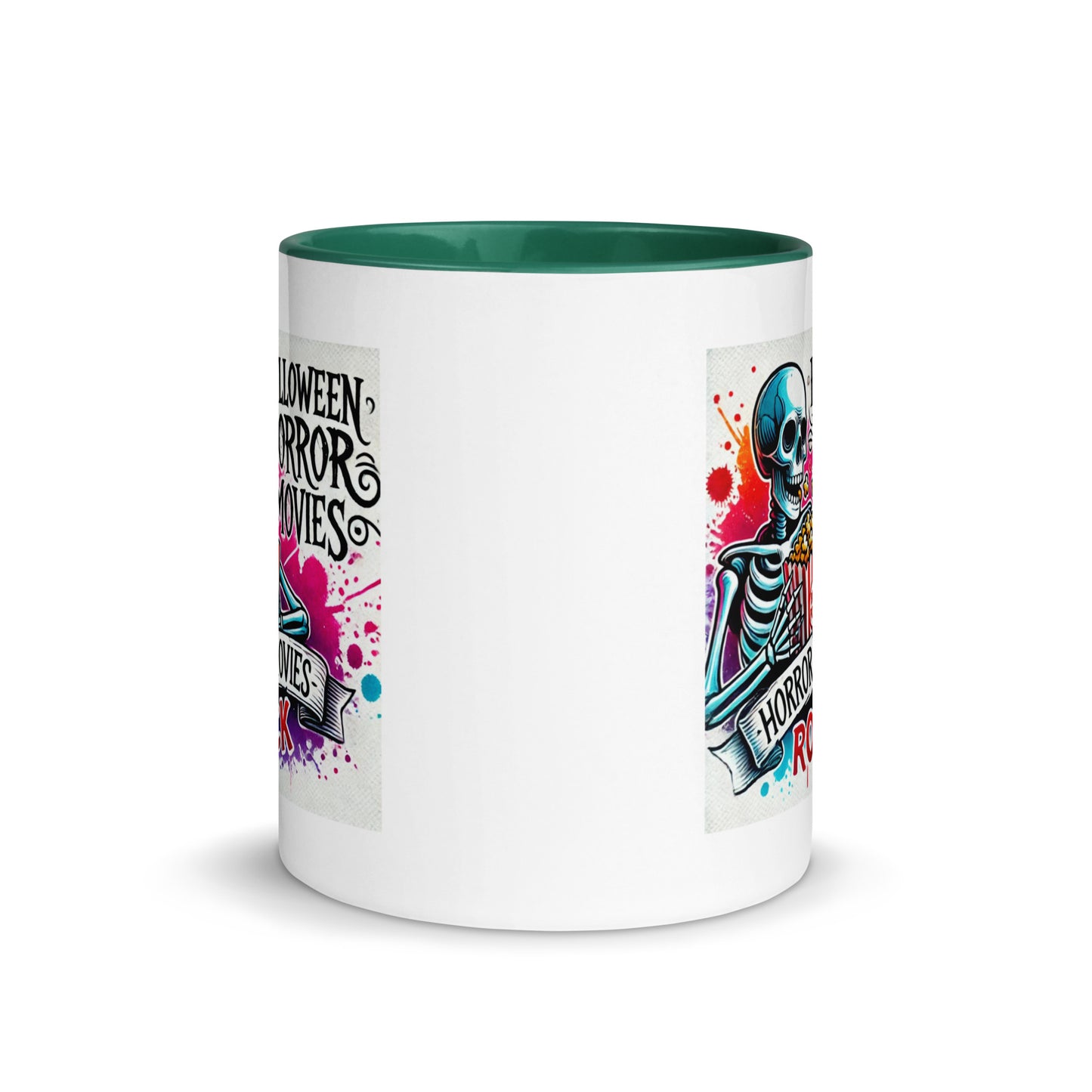 Halloween Movies Popcorn Color Mug