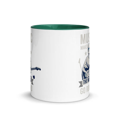 Music Makes The World Go Round Color Mug