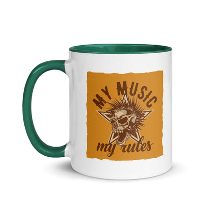 My Music My Rules Color Mug