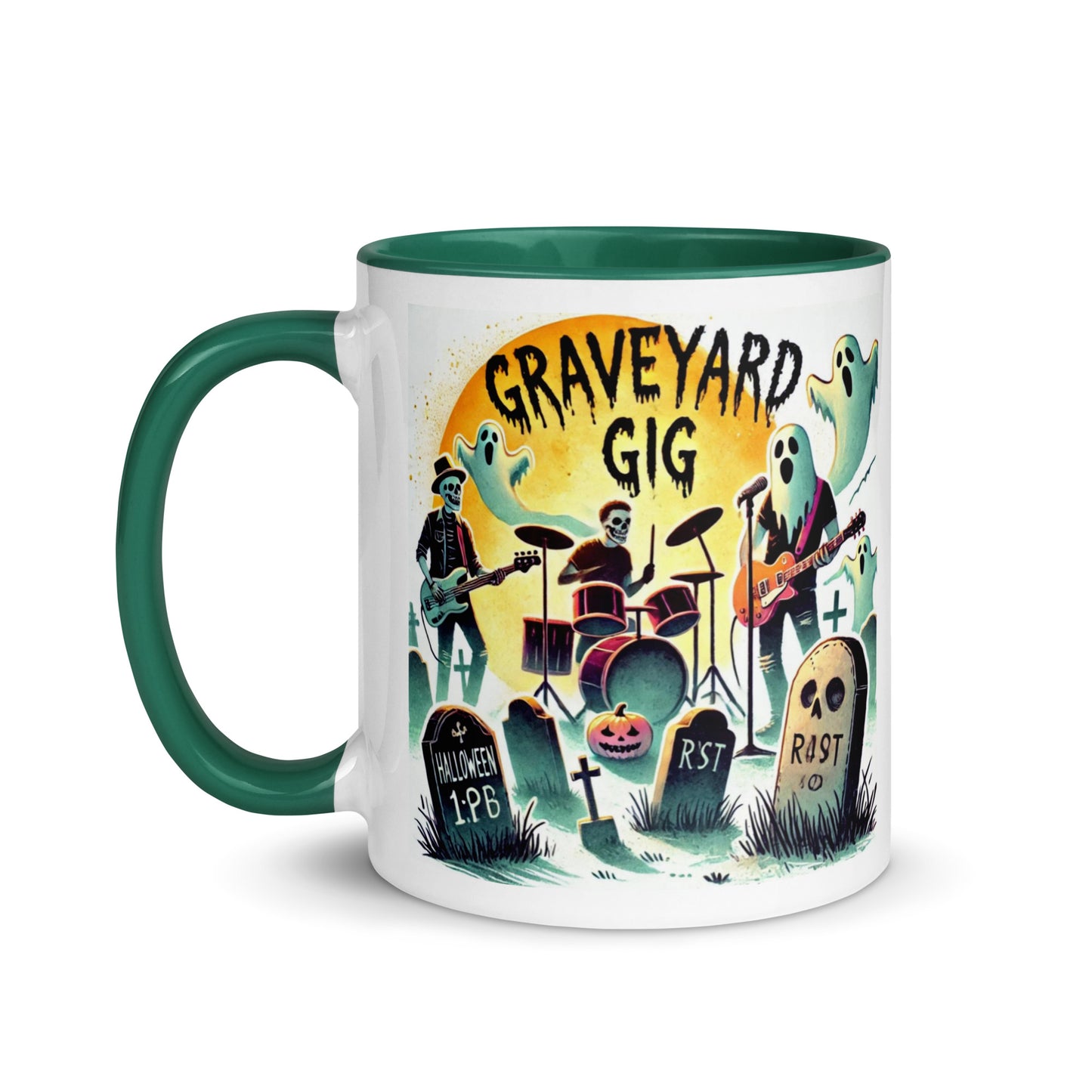 Ghosts and Tombstones Color Mug
