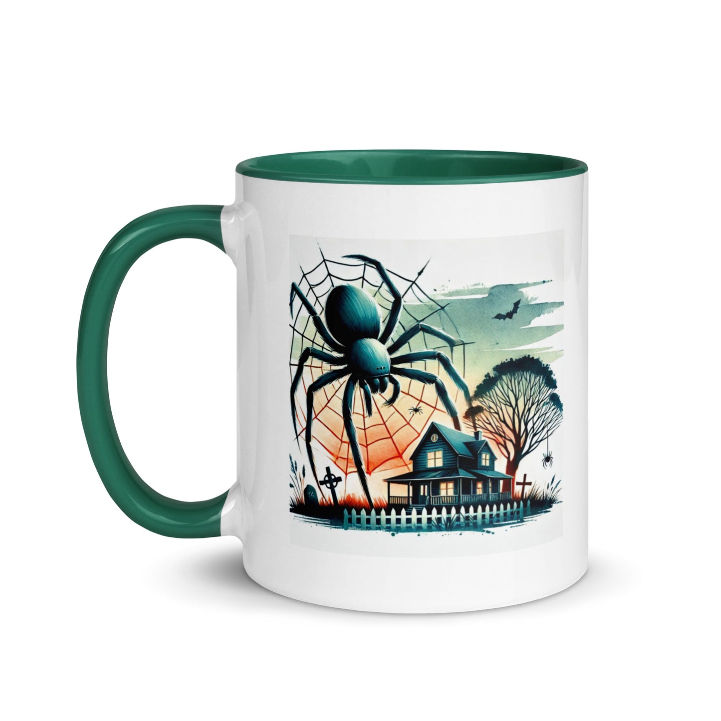 Halloween Giant Spider Color Mug
