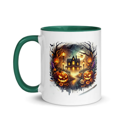 Halloween Scary House Color Mug