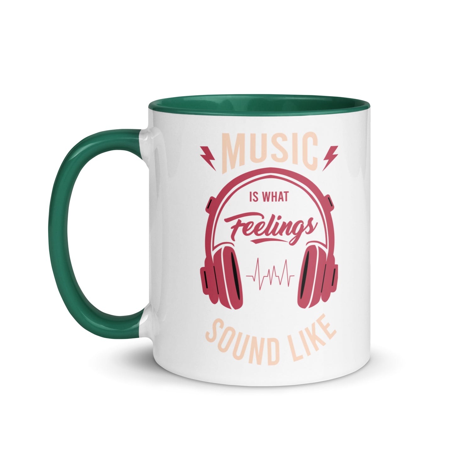 Music is What Feelings Sound Like Color Mug